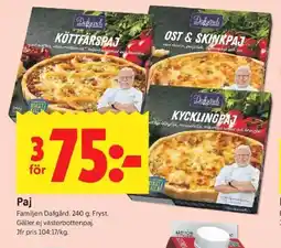 ICA Kvantum DAFGÅRD Paj erbjuda