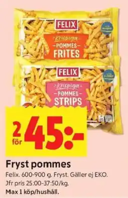 ICA Kvantum FELIX Fryst pommes erbjuda
