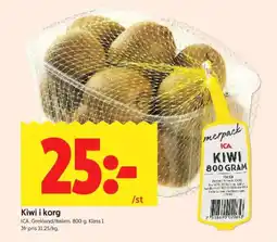 ICA Kvantum ICA Kiwi i korg erbjuda