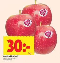 ICA Kvantum PINK LADY Äpplen erbjuda