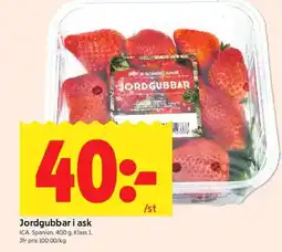 ICA Kvantum ICA Jordgubbar i ask erbjuda