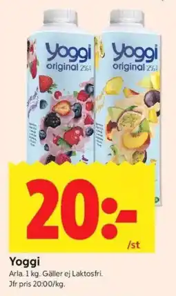 ICA Kvantum ARLA Yoggi erbjuda