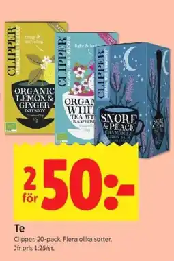 ICA Kvantum CLIPPER Te erbjuda