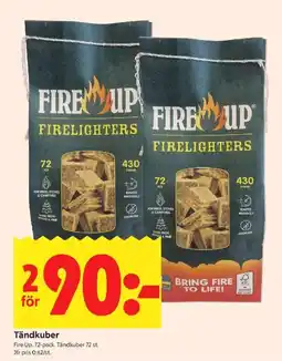 ICA Kvantum FIRE UP Tändkuber erbjuda