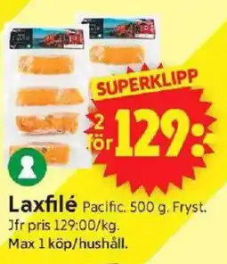 ICA Supermarket PACIFIC Laxfilé erbjuda
