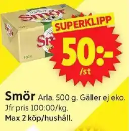 ICA Supermarket ARLA Smör erbjuda