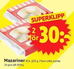 ICA Supermarket ICA Mazariner erbjuda