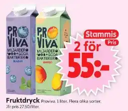ICA Supermarket PROVIVA Fruktdryck erbjuda