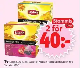 ICA Supermarket LIPTON Te erbjuda