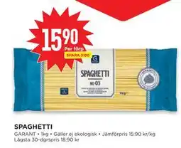 Willys SPAGHETTI erbjuda