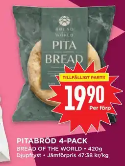 Willys PITABRÖD 4-PACK erbjuda