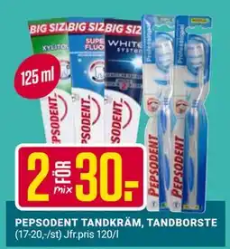 ÖoB PEPSODENT TANDKRÄM, TANDBORSTE erbjuda