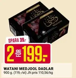 ÖoB WATANI MEDJOOL DADLAR erbjuda