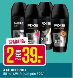 ÖoB AXE DEO ROLL erbjuda