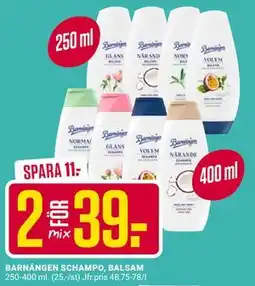 ÖoB BARNÄNGEN SCHAMPO, BALSAM erbjuda