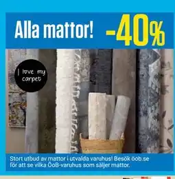ÖoB Alla mattor! erbjuda