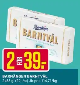 ÖoB BARNÄNGEN BARNTVÅL erbjuda