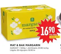 Willys MAT & BAK MARGARIN erbjuda
