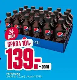 ÖoB PEPSI MAX erbjuda
