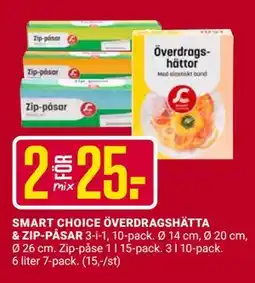 ÖoB SMART CHOICE ÖVERDRAGSHÄTTA & ZIP-PÅSAR erbjuda