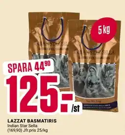 ÖoB LAZZAT BASMATIRIS erbjuda