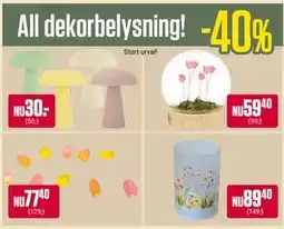 ÖoB All dekorbelysning! erbjuda
