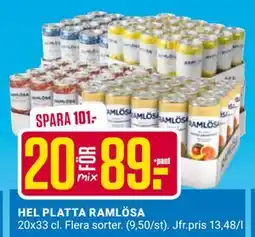 ÖoB HEL PLATTA RAMLÖSA erbjuda