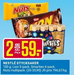 ÖoB NESTLÉ STYCKSAKER erbjuda