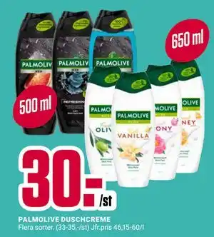 ÖoB PALMOLIVE DUSCHCREME erbjuda