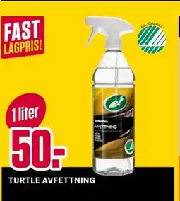 ÖoB TURTLE AVFETTNING erbjuda