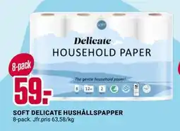 ÖoB SOFT DELICATE HUSHÅLLSPAPPER erbjuda