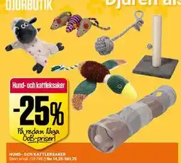 ÖoB Hund- och kattleksaker erbjuda