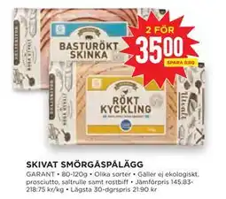 Willys Hemma SKIVAT SMÖRGÅSPÅLÄGG erbjuda