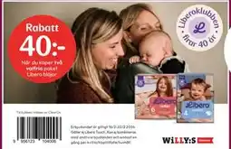 Willys Hemma Libero blöjor erbjuda