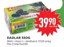 Willys Hemma DADLAR 550G erbjuda