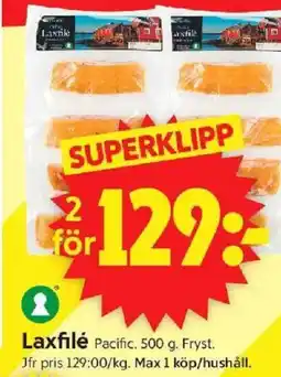 ICA Supermarket Laxfilé erbjuda
