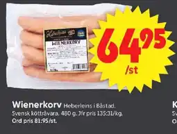ICA Supermarket Wienerkorv erbjuda