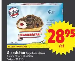 ICA Supermarket Glassbåtar erbjuda