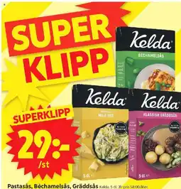 ICA Supermarket Pastasås, Béchamelsås, Gräddsås erbjuda