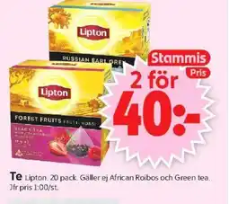 ICA Supermarket Te erbjuda