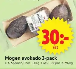 ICA Supermarket Mogen avokado 3-pack erbjuda