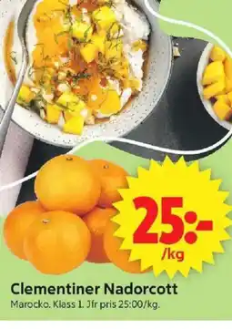 ICA Supermarket Clementiner Nadorcott erbjuda