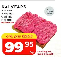 Matrix Butikerna Kalvfärs erbjuda