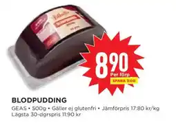 Willys BLODPUDDING erbjuda