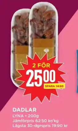 Willys Dadlar erbjuda