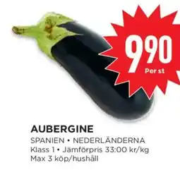 Willys Aubergine erbjuda
