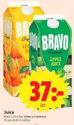 ICA Supermarket Bravo juice erbjuda