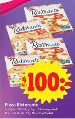ICA Supermarket Pizza Ristorante erbjuda