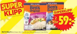 ICA Supermarket Boil in Bag ris Ben's Original erbjuda