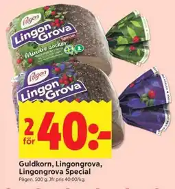 ICA Supermarket Guldkorn, Lingongrova, Lingongrova Special erbjuda